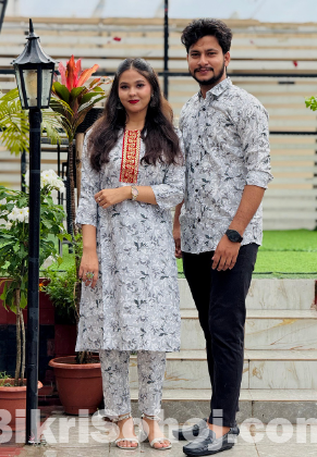 Shirt and Two Piece Couple Dress